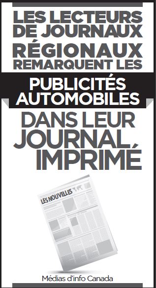 Les lecteurs de journaux régionaux remarquent les publicités automobiles