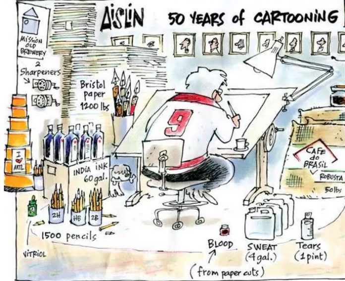 Aislin: 50 years of cartooning