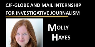 CJF-Globe and Mail Internship - Molly Hayes