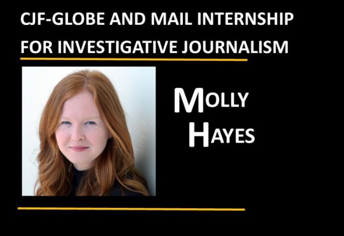 CJF-Globe and Mail Internship - Molly Hayes