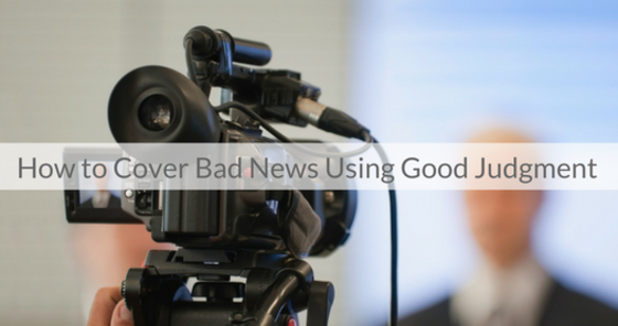This Week's Featured Course on Newspaper Training: How to Cover Bad News Using Good Judgment